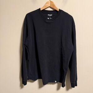 YoungLA Primitive Oversized Long Sleeve T-Shirt Black Wash- Size Large